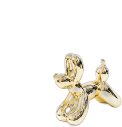 Balloon Dogs - Golden Balloon Dog Small