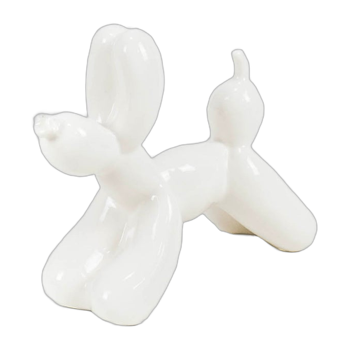 Balloon Dogs - White Balloon Dog Small