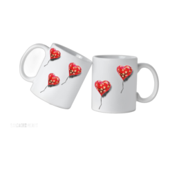 Banksy Keramische Mok 325ml – Bandaged Heart