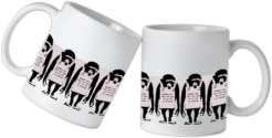 Banksy keramische mok 325 ml – Laugh Now
