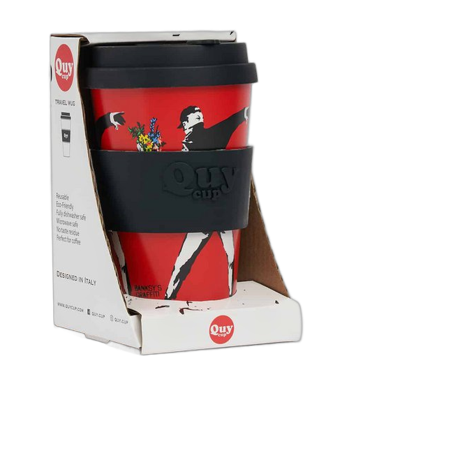 Banksy Reisbeker in RPET 400 ml – The Flowerthrower