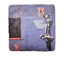 Banksy Tegel ‘Graffiti Is A Crime’