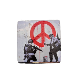Banksy Tegel ‘Peace Soldiers’