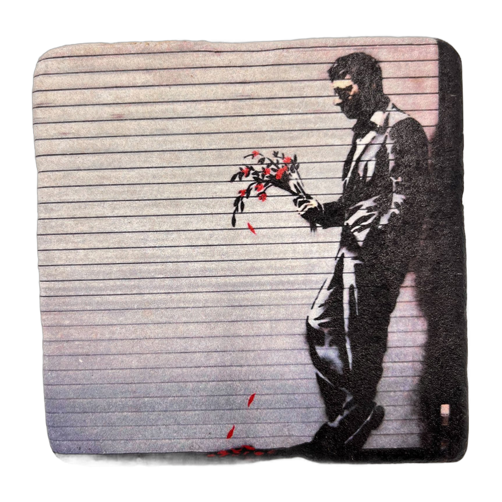 Banksy Tegel ‘Waiting In Vain’