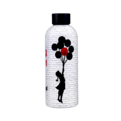 Banksy’s Graffiti Dual Water Bottle 500ml – Flying Balloons Girl