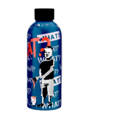 Banksy’s Graffiti Dual Water Bottle 500ml – What?