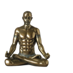 Body Talk Yoga – Lotus position, getatoeëerd