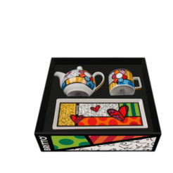 Britto 3-delige set met Theepot, Mok en Dienblad