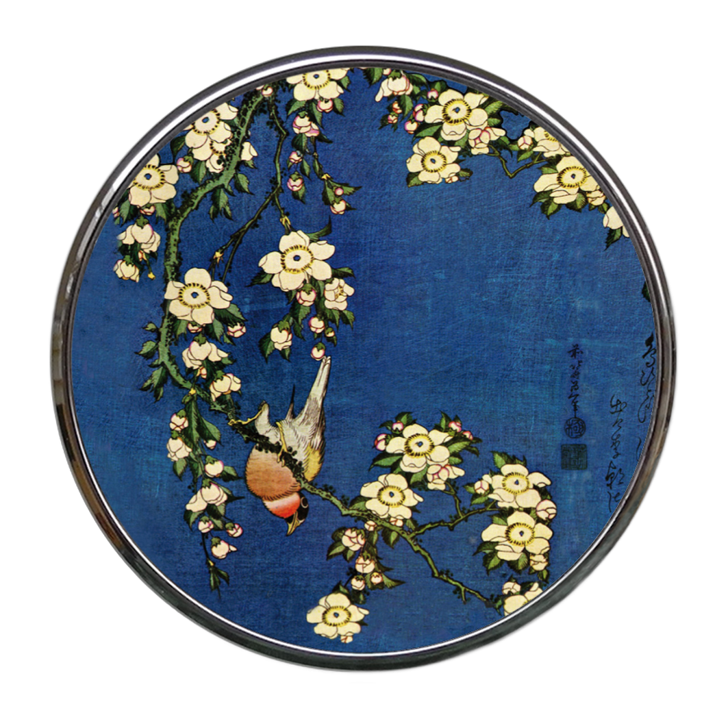 Compacte Spiegel Hokusai Blossoms