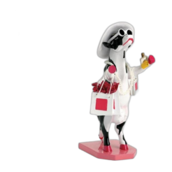 CowParade - Alphadite Goddess of Shopping (medium resin)