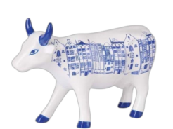 CowParade - Amsterdam Cow (medium ceramic)