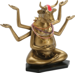 CowParade - Buddha Cow / Gala Night (medium)