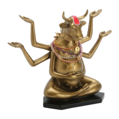 CowParade - Buddha Cow / Gala Night (medium)