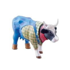 CowParade - Farmer Cow (Medium Resin)