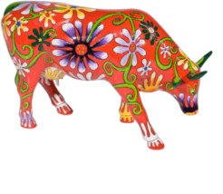 CowParade - Flower Lover Cow (Large)