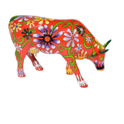 CowParade - Flower Lover Cow (Large)