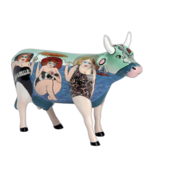 CowParade - Fun Seeker (medium ceramic)