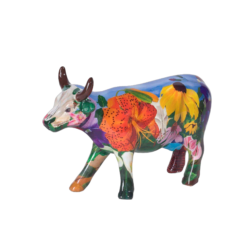 CowParade - Georgia O’Kowffe (medium ceramic)