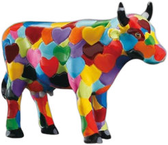 CowParade - Heartstanding Cow (small)