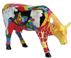 CowParade - Homage to Picowso’s African Period (Large)