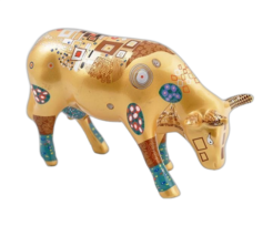 CowParade - Klimt Kow (Medium Ceramic)