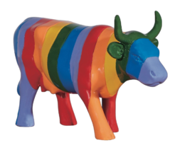CowParade - Minha Máquina Queer Vocẽ (medium resin)