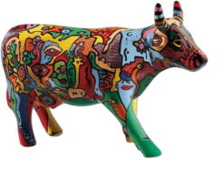 CowParade - Moo York Celebration (medium ceramic)