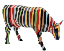 CowParade - Striped (Large)