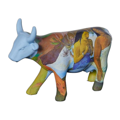 CowParade - Tahiti (medium ceramic)