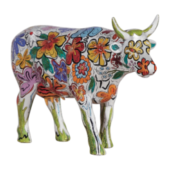 CowParade - Vaca Floral (Large)