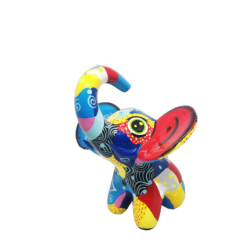 Didi Diaz - Elephant “Ollie” Large – Patchwork A