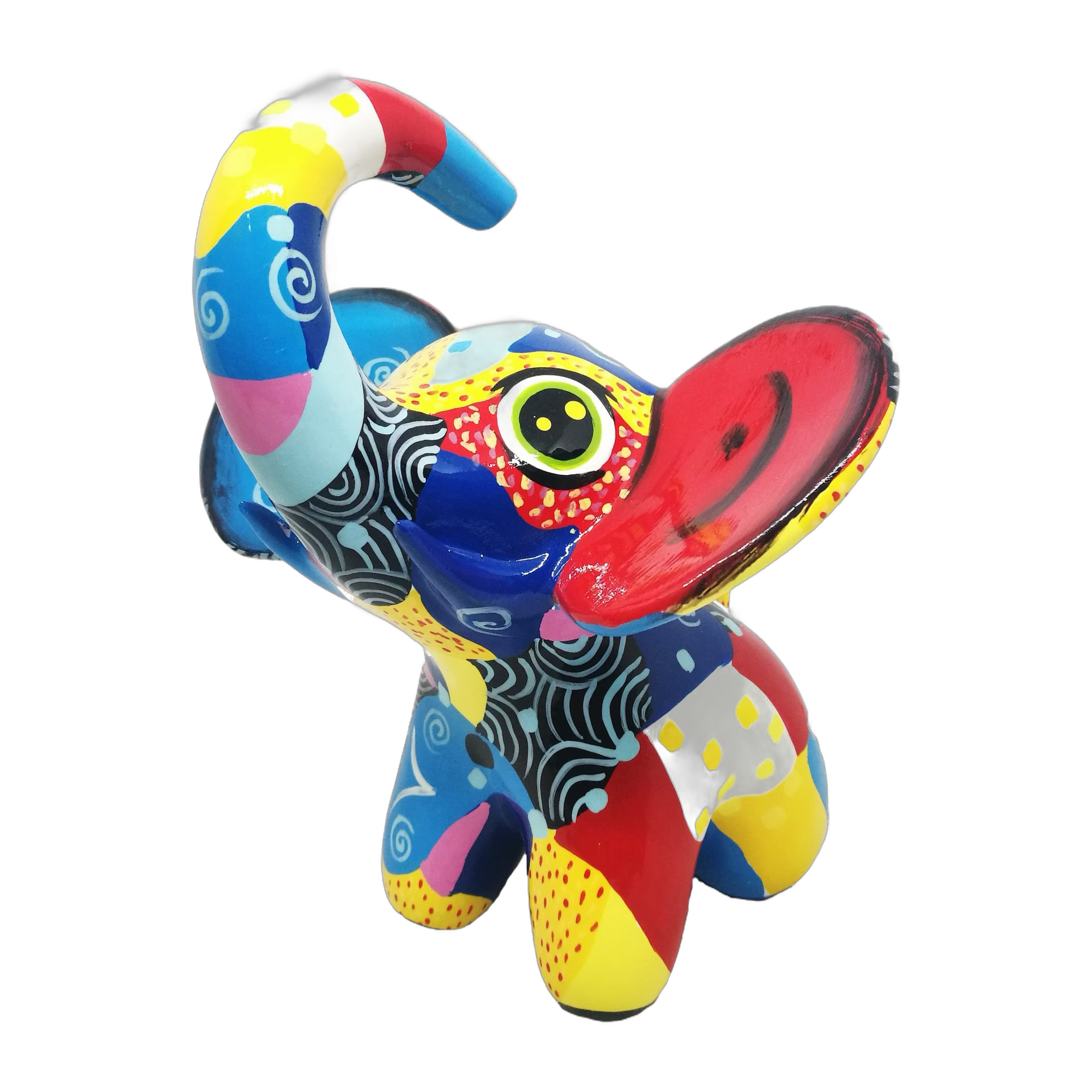 Didi Diaz - Elephant “Ollie” Large – Patchwork A