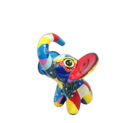 Didi Diaz - Elephant “Ollie” Medium – Patchwork A