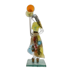 Efrosini - Glazen Meisje met Ballon – Hydra Lime