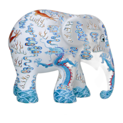 Elephant Parade - Doucai Dragons – Keramiek 15cm