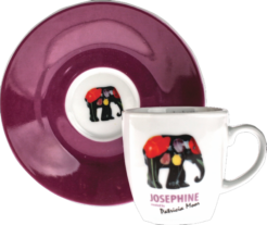 Elephant Parade Espresso kopjes (set van 2)