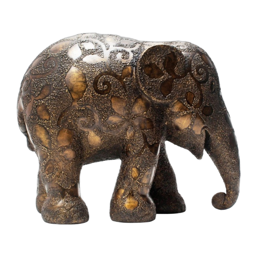 Elephant Parade - Golden Clovers 20cm