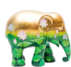 Elephant Parade - Golden Lotus 10cm