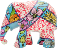 Elephant Parade - Henna & Head Scarves 10cm