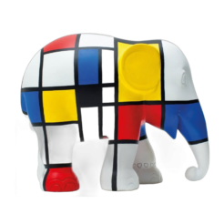 Elephant Parade - Hommage to Mondriaan 10cm