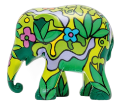 Elephant Parade - In Green I Can’t Be Seen 15cm