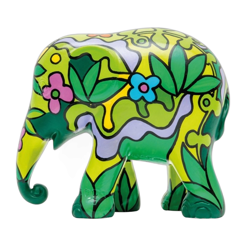 Elephant Parade - In Green I Can’t Be Seen 15cm