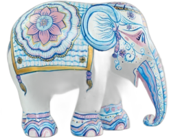 Elephant Parade - Indian Blues 20cm