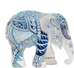 Elephant Parade - Indigo Tattoo 20cm