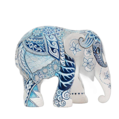 Elephant Parade - Indigo Tattoo 20cm