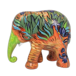 Elephant Parade - Irises van Gogh 15cm