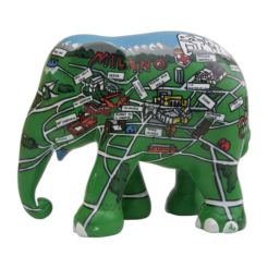 Elephant Parade - Mappa Milano 20cm