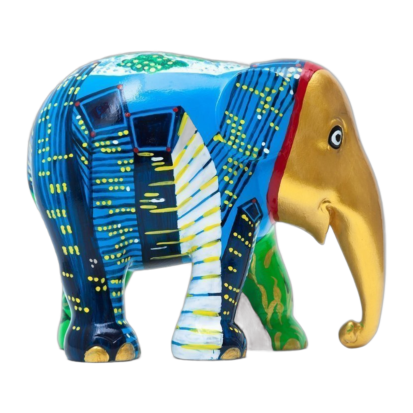 Elephant Parade - Nature Contrasting Civilization 20cm