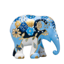 Elephant Parade - Patchie Indigo 20cm