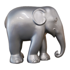 Elephant Parade - Simply Silver 10cm